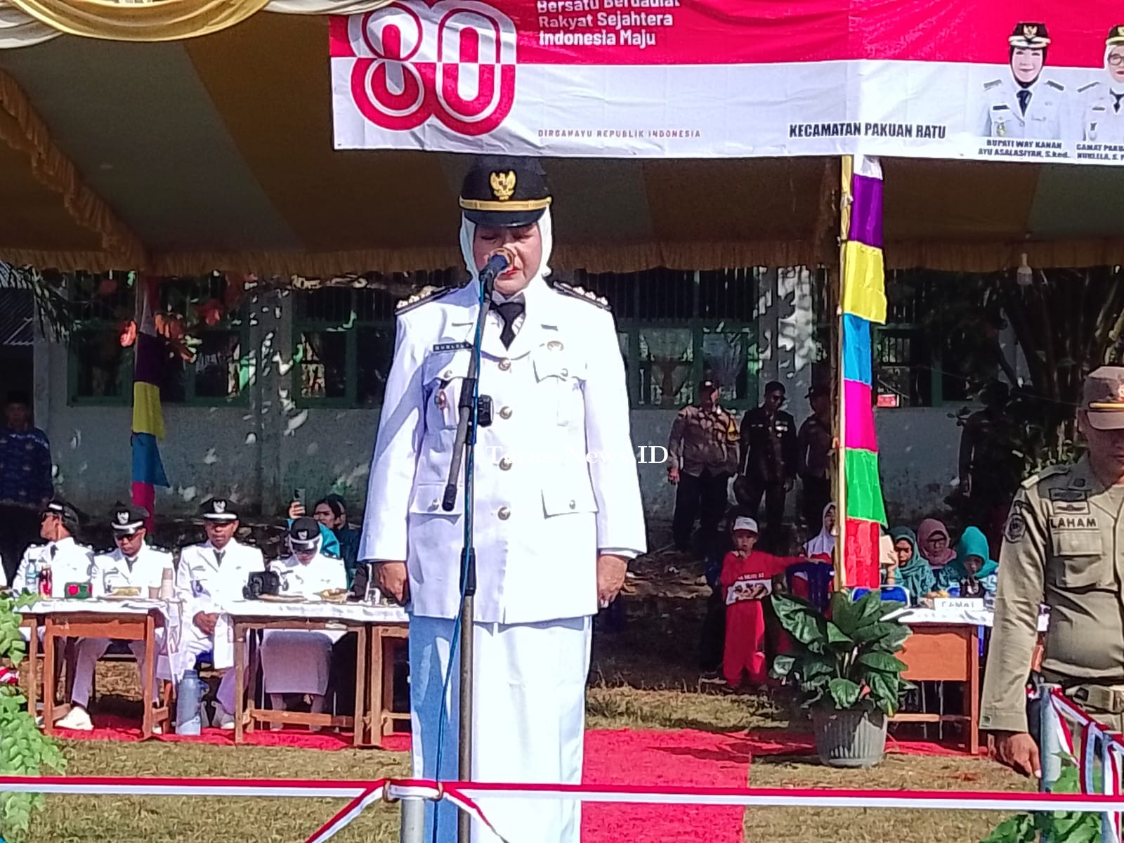 Dalam Rangka Pelaksanaan Upacara Penaikan Bendera Merah Putih  Memperingati HUT RI Ke-80